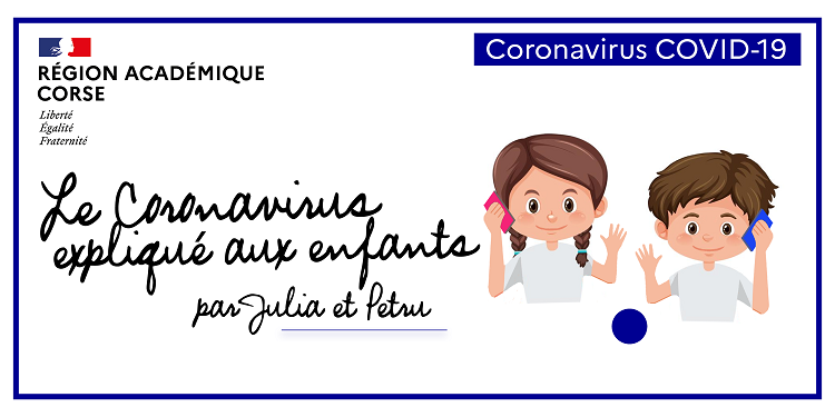 Couverture BD Le coronavirus expliqué aux enfants par Julia et Petru