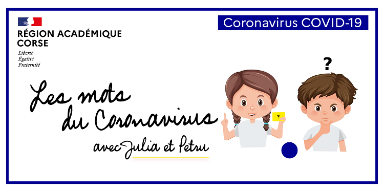 Couverture BD Les mots du coronavirus par Julia et Petru