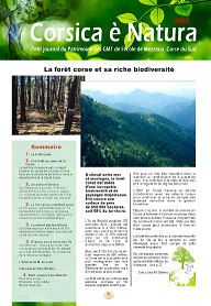 Couverture du petit journal "Corsica è Natura"