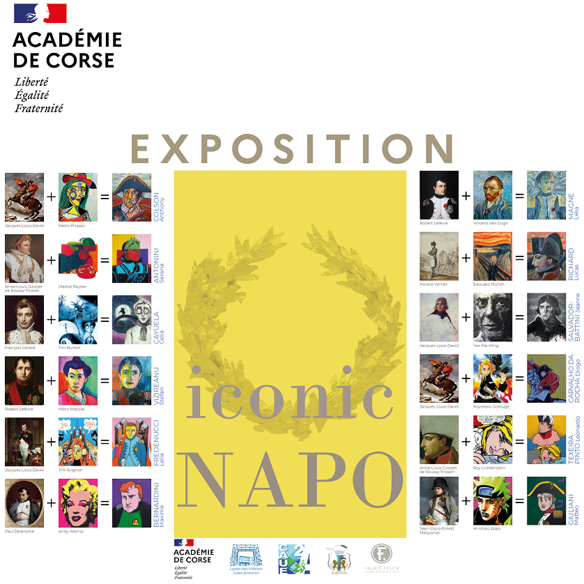 Visuel exposition Iconic Napo