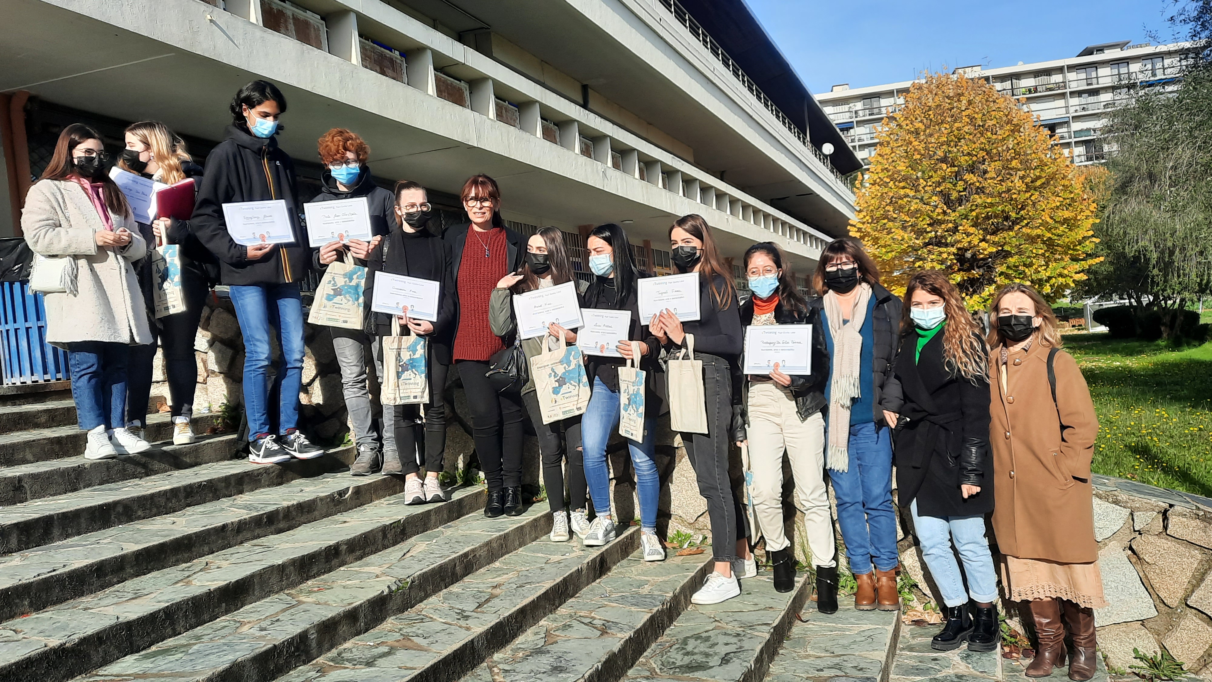 eTwinning lycée Laetitia