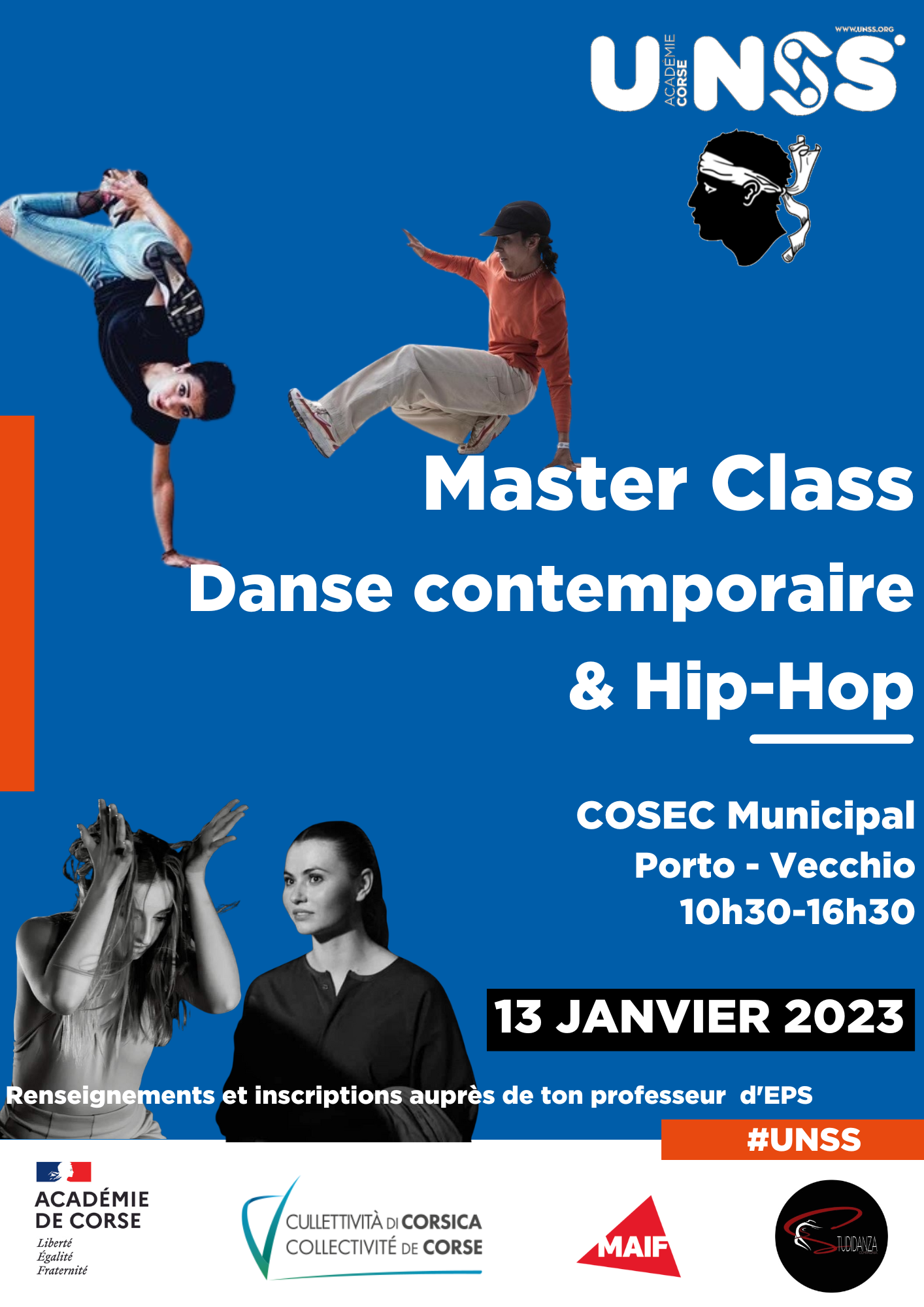 Masterclass Danse contemporaine Hip-Hop UNSS