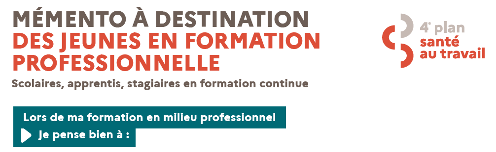 Mémento Jeunes en formation professionnelle