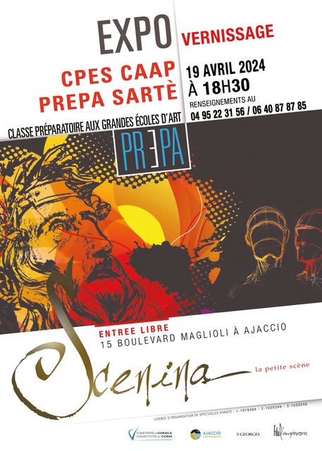 Affiche Vernissage CPES CAAP 19 avril 2024