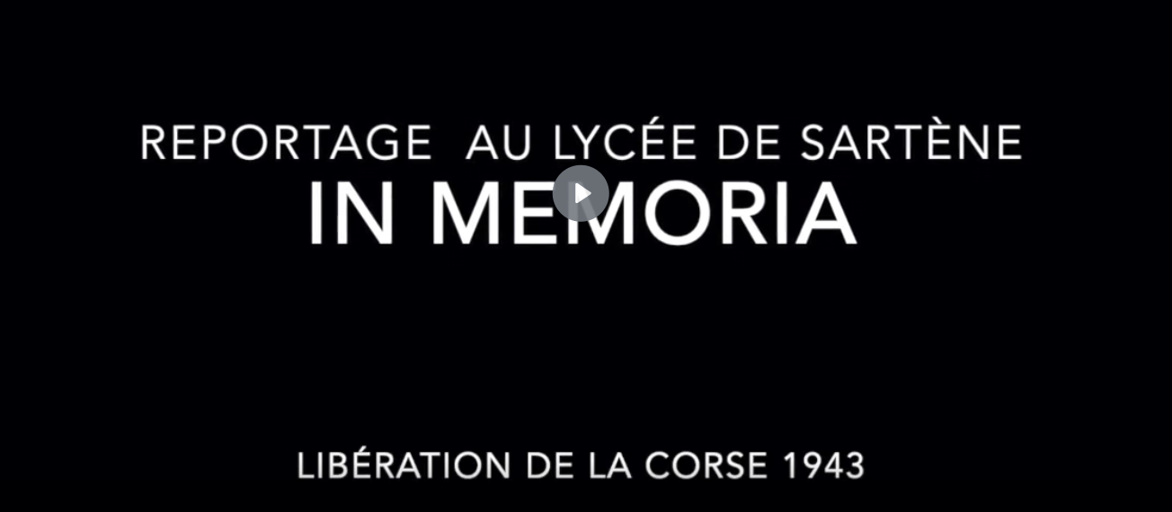 Film In memoria - Lycée Georges Clémenceau de Sartène