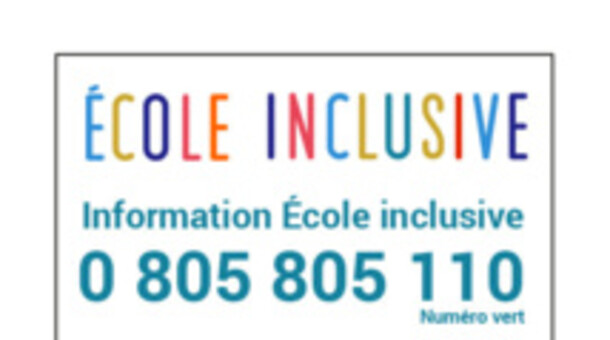 Numéro unique école inclusive 0 805 805 110