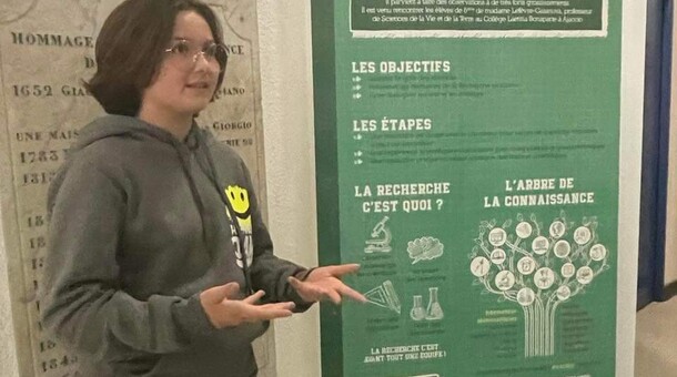 Exposition Un chercheur au collège