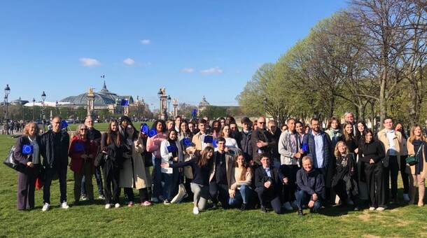 Simulation d'un conseil des ministres de l'Union Européenne par des lycéens - 4 avril