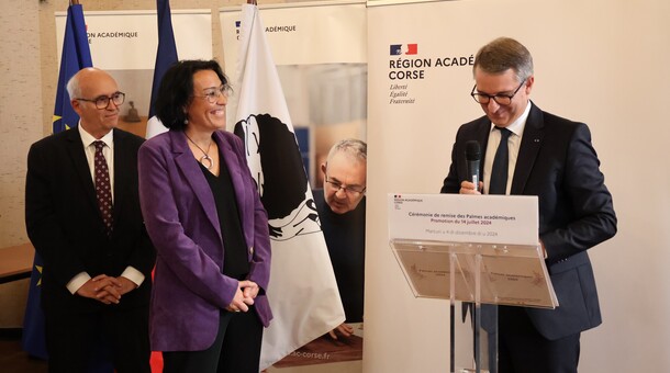Cérémonie Palmes académiques - 4 décembre 2024