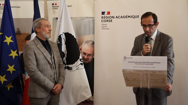 Cérémonie Palmes académiques - 4 décembre 2024