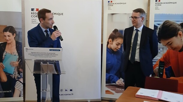 Convention de partenariat Rectorat et lycée Jules Antonini