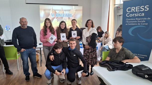 Sensibilisation à l'ESS au collège Pasquale Paoli d'Ile-Rousse (Mars 2025)