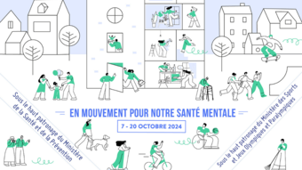 Affiche - En mouvement pour notre santé mentale (Octobre 2024)