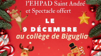 Collège de Biguglia - Repas de Noël intergénérationnel