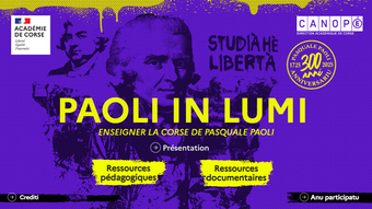 Plateforme pédagogique Paoli in lumi
