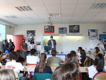 Photo d'illustration Journée du droit au collège de Porticcio