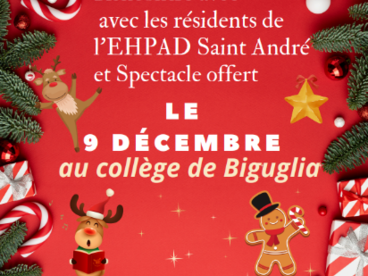 Collège de Biguglia - Repas de Noël intergénérationnel