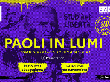 Plateforme pédagogique Paoli in lumi